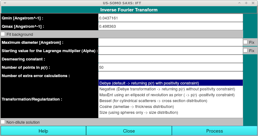 IFT parameters