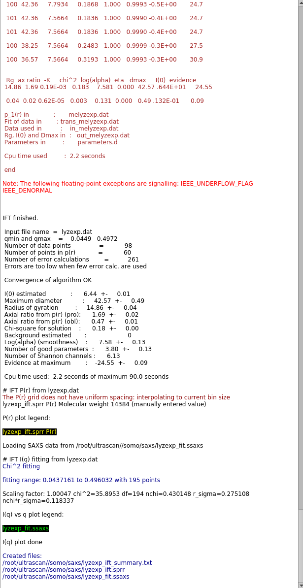 IFT process textarea