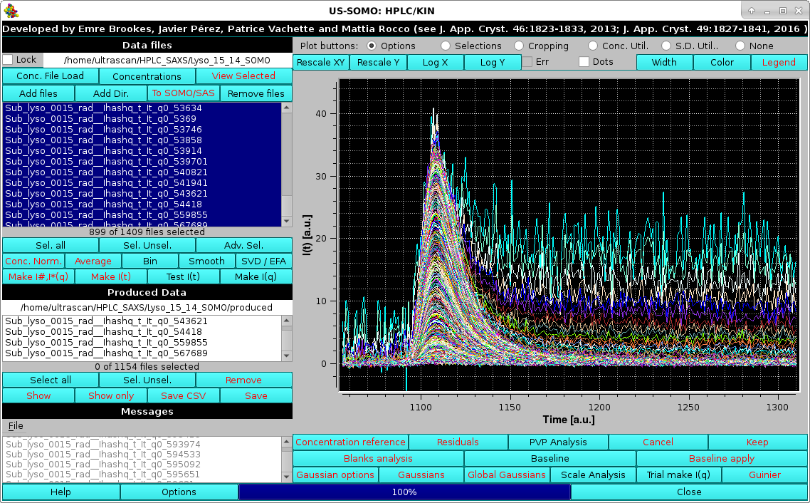 Somo-HPLC/KIN Make I(t) result