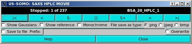 SOMO HPLC-SAXS movie generator module