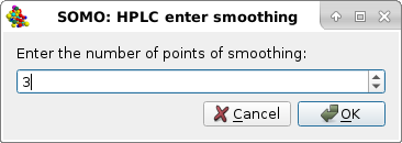 SOMO HPLC-SAXS smoothing window panel