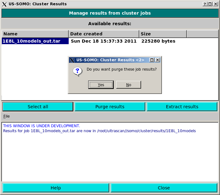 SOMO Cluster Extract Results Module 1