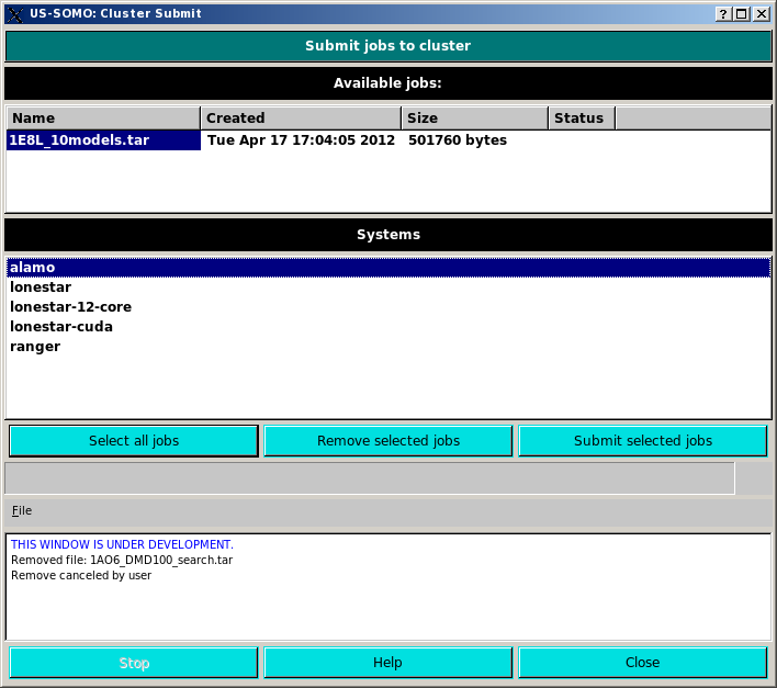 SOMO Cluster Submission Module